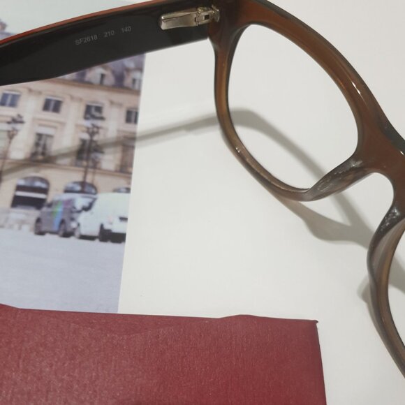 Ferragamo Brown Eyeglasses Optical Frame With Case Women Fashion Accessory Gift - Picture 3 of 6